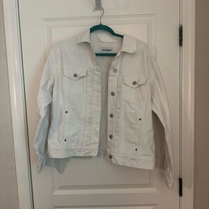 Old Navy White Jean Jacket